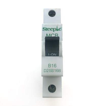 Steeple D2SB16B B16 16A 16 Amp MCB Circuit Breaker Type B